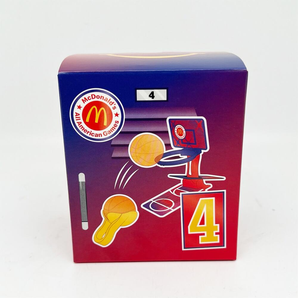 New In Box McDonald's Happy Meal All American Games Basketball Toy